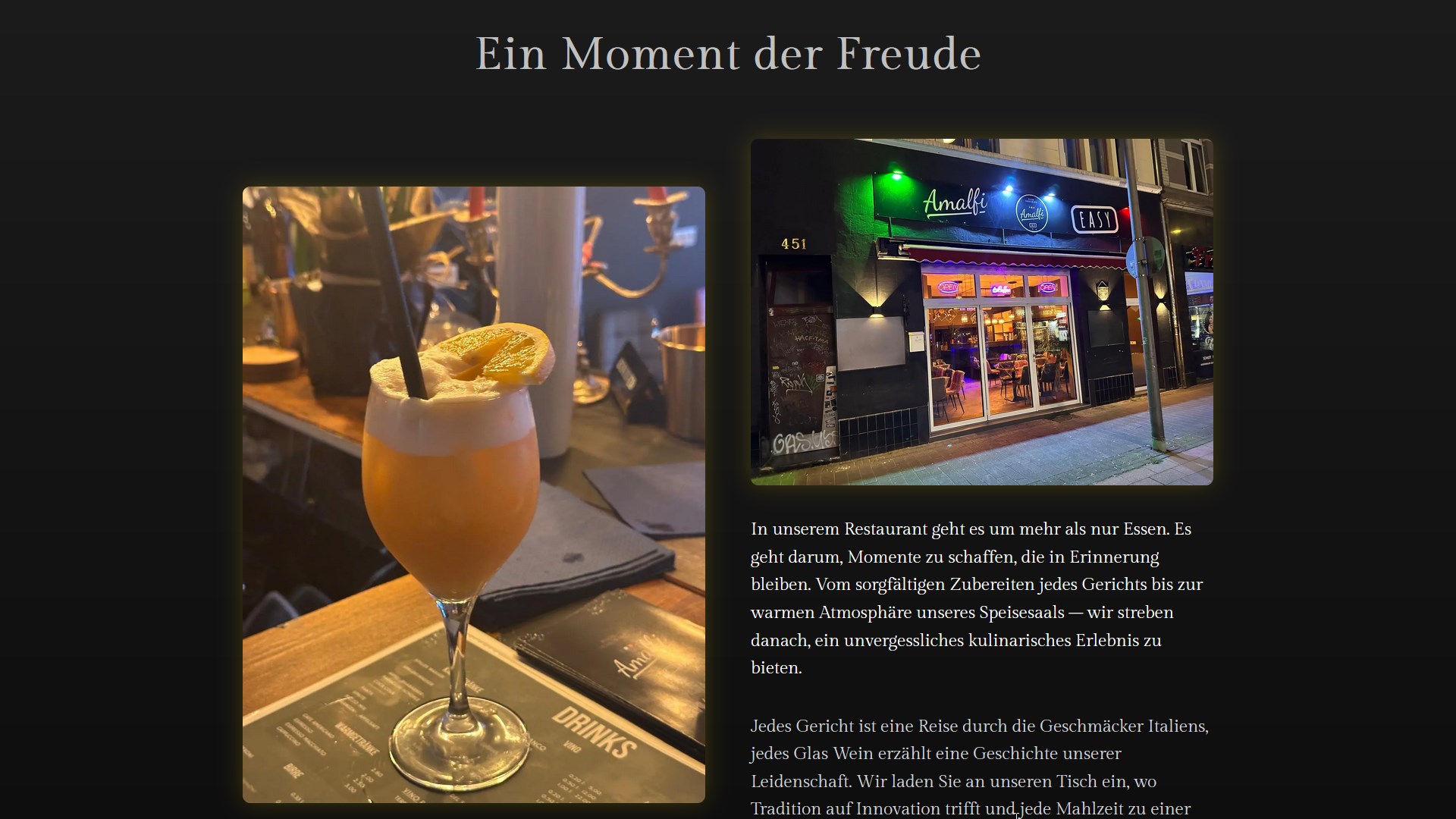 Sekcja Ein Moment der Freude