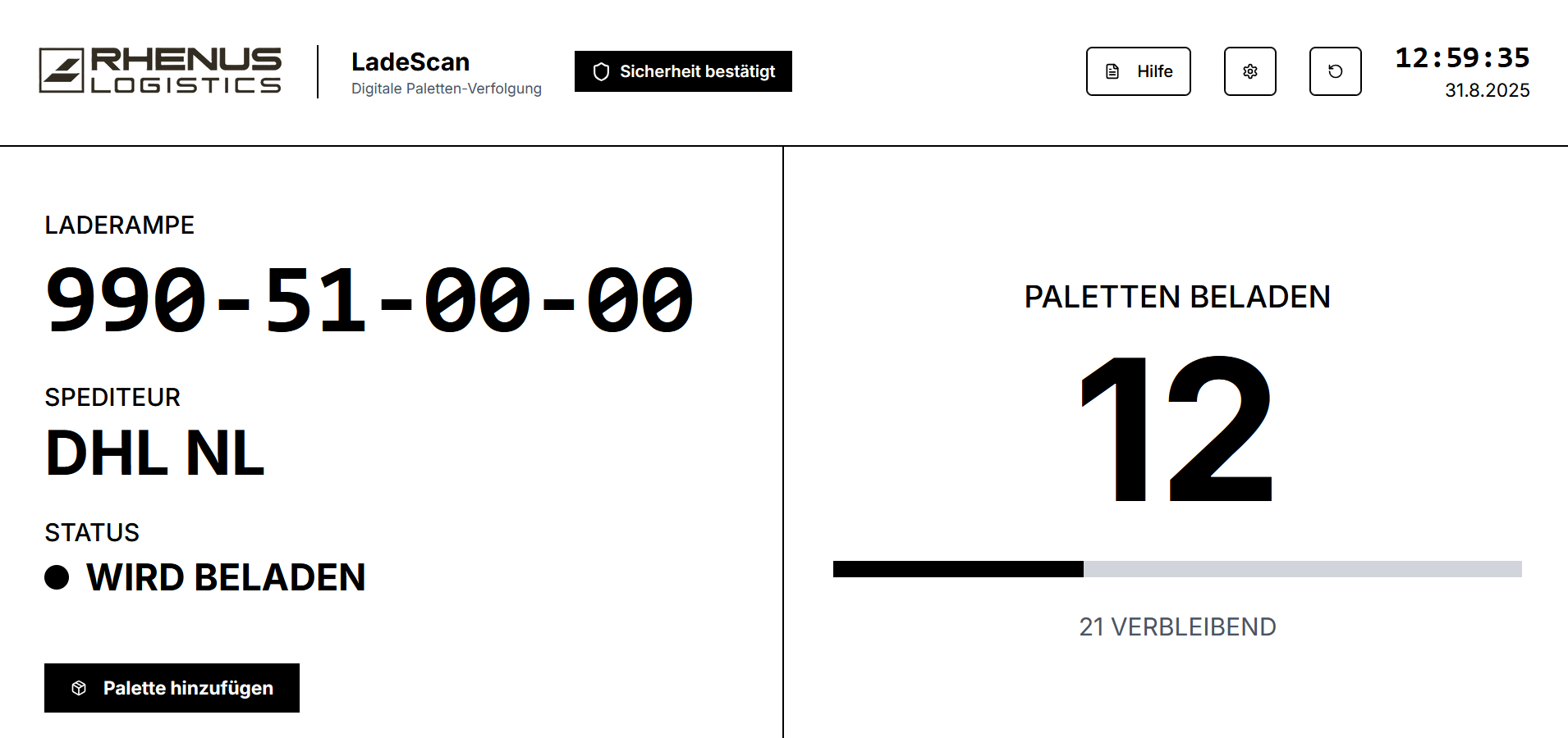 LadeScan Desktop Interface